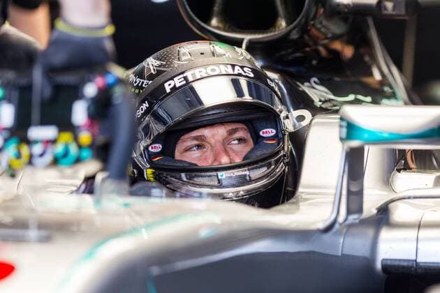 Nico Rosberg (Mercedes AMG Petronas Formula One Team) mit Helm im Auto sitzend, Grosser Preis von Deutschland 2016, 3. freies Training, Motorsport, Formel 1, 30.07.2016, Copyright: Neisx Eibner-Pressefoto EP_ans