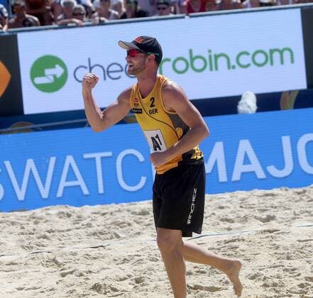 Beachvolleyball. Beach volleyball Beachvolleyball Major Series. Stefan WINDSCHEIF (GER). Klagenfurt, 30.7.2016.