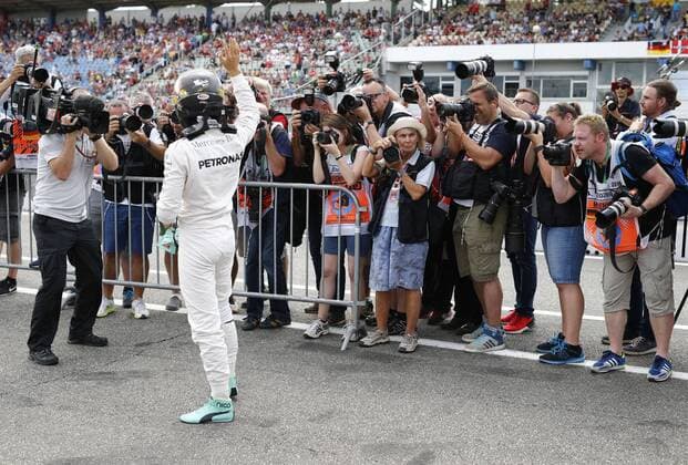 Motorsports: FIA Formula One World Championship WM Weltmeisterschaft 2016, Grand Prix of Germany, 6 Nico Rosberg (GER, Mercedes AMG Petronas Formula One Team), xHOCHxZWEIx