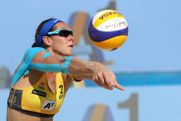BEACHVOLLEYBALL - A1 Major Klagenfurt 2016 KLAGENFURT,AUSTRIA,30.JUL.16 - Beach volleyball Beachvolleyball - FIVB World Tour 2016, A1 Major Klagenfurt, women. Image shows Kira Walkenhorst (GER). GEPAxpictures xMaticxKlansek