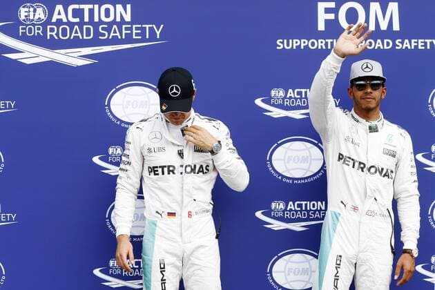Motorsports: FIA Formula One World Championship WM Weltmeisterschaft 2016, Grand Prix of Germany, 6 Nico Rosberg (GER, Mercedes AMG Petronas Formula One Team), 44 Lewis Hamilton (GBR, Mercedes AMG Petronas Formula One Team), xHOCHxZWEIx
