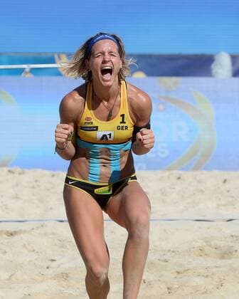 Bilder des Tages - SPORT Beachvolleyball. Beach volleyball Beachvolleyball Major Series. Laura LUDWIG, (GER). Klagenfurt, 30.7.2016.