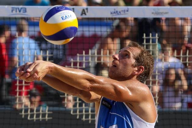 BEACHVOLLEYBALL - A1 Major Klagenfurt 2016 KLAGENFURT,AUSTRIA,30.JUL.16 - Beach volleyball Beachvolleyball - FIVB World Tour 2016, A1 Major Klagenfurt, men. Image shows Davide Dal Molin (ITA). GEPAxpictures xMaticxKlansek