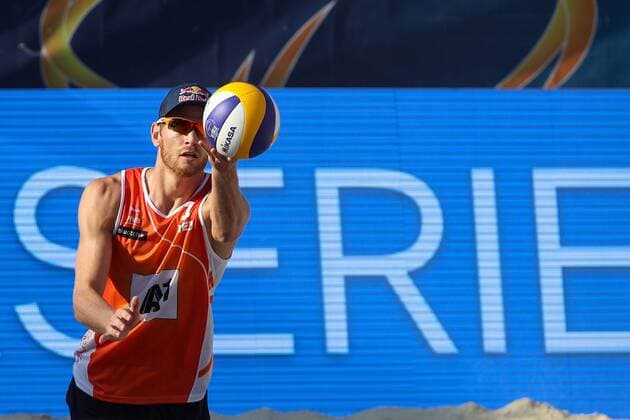 BEACHVOLLEYBALL - A1 Major Klagenfurt 2016 KLAGENFURT,AUSTRIA,30.JUL.16 - Beach volleyball Beachvolleyball - FIVB World Tour 2016, A1 Major Klagenfurt, men. Image shows Alexander Brouwer (NED). GEPAxpictures xMaticxKlansek