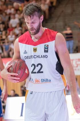 30.07.2016, xomx, Basketball Testspiel, Deutschland - Ukraine emspor, v.l. Danilo Barthel (Deutschland) Wuerzburg
