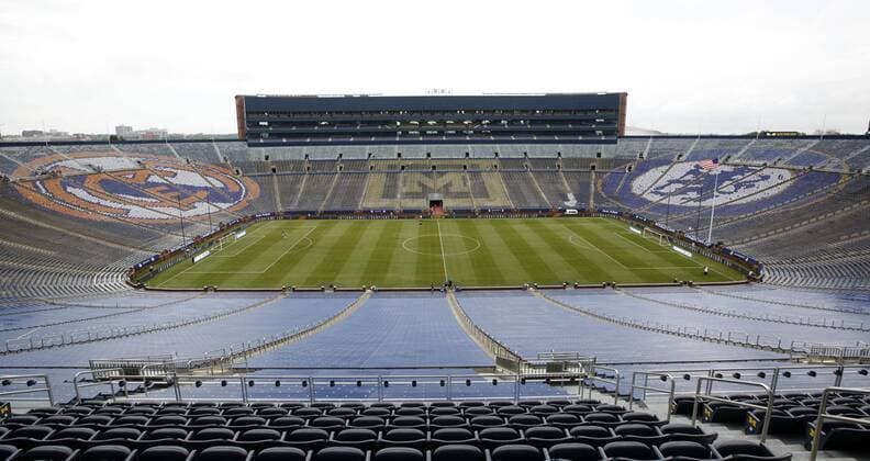 General view of the stadium before the 2016 International Champions Cup match between Real Madrid and Chelsea FC on 30 July 2016, at Michigan Stadium in Ann Arbor, Michigan, USA. REAL MADRID VS CHELSEA FC !ACHTUNG: NUR REDAKTIONELLE NUTZUNG!  DTW03 20160730-636055074580423871
