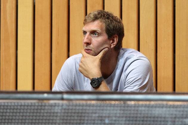 v.li: Dirk Nowitzki zu Gast in Würzburg, Basketball, Länderspiel, Freundschaftsspiel, Deutschland - Ukraine, xfsx