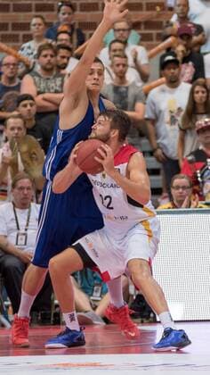 30.07.2016, xomx, Basketball Testspiel, Deutschland - Ukraine emspor, v.l. Danilo Barthel (Deutschland) Wuerzburg