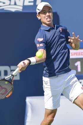 July 30, 2016 - Toronto, Ontario, Canada - Kei Nishikori of Japan defeats Stan Wawrinka of Switzerland. Nishikori advancing to the finals. 7-6, 6-1. Tennis 2016 Rogers Cup july 30 Semi-Final Nishikori vs Wawrinka - ZUMAd114