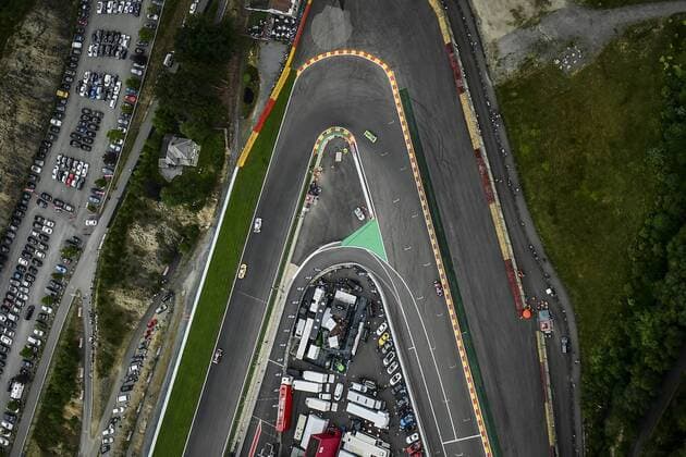 19 GRT GRASSER RACING TEAM (AUT) LAMBORGHINI HURACAN GT3 LUCA STOLZ (DEU) MICHELE BERETTA (ITA) ANDREA PICCINI (ITA) MOTORSPORT : 24 Hours of Spa - Blancpain Endurance Series - Spa Francorchamps - 30 07 2016 VisionSport Panoramic 
