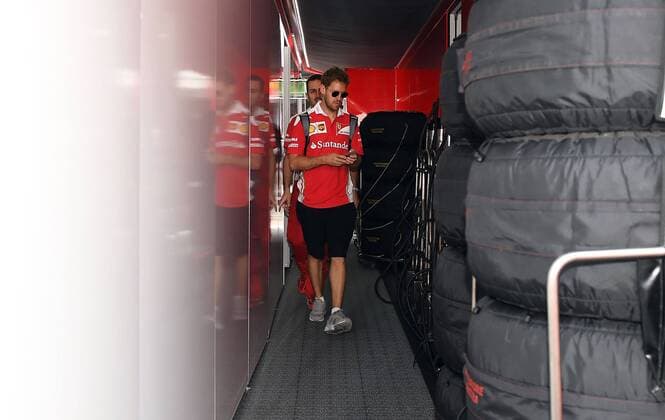 31.07.2016, xjhx, Formel 1 Grand Prix von Deutschland Freies Training, emspor, v.l. Sebastian Vettel (Scuderia Ferrari) Hockenheim