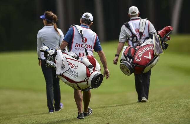 31.07.2016. Woburn Golf Course, Milton Keynes, England. Ricoh Womens Open Golf, final round. Sandra Gal (Germany) walks up the 5th fairway. xAndrewxThompsonx  ActionPlus11766884