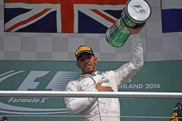 31.07.2016, xjhx, Formel 1 Grand Prix von Deutschland, emspor, v.l. Lewis Hamilton (Mercedes AMG Petronas Formula One Team) Hockenheim