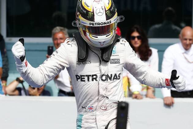 Motorsports: FIA Formula One World Championship WM Weltmeisterschaft 2016, Grand Prix of Germany, 44 Lewis Hamilton (GBR, Mercedes AMG Petronas Formula One Team), xHOCHxZWEIx