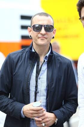 Chester Bennington (Saenger der Band Linkin Park), Grosser Preis von Deutschland 2016, Fahrerlager, Motorsport, Formel 1, 31.07.2016, Hockenheim Copyright: Neis Eibner-Pressefoto EP_ANS