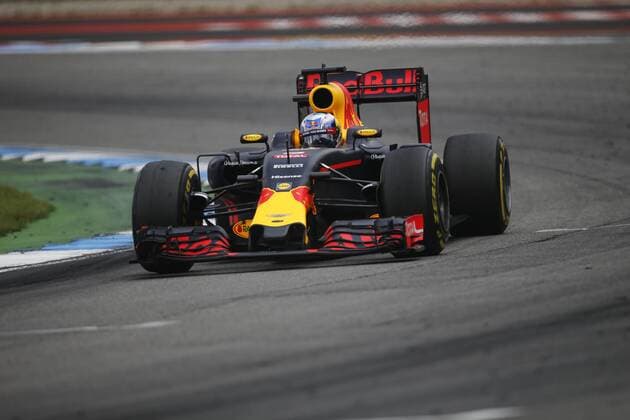 July 31, 2016 - Hockenheim, Germany - DANIEL RICCIARDO of Austria and Red Bull Racing drives during the 2016 Formula 1 German Grand Prix at the Hockenheimring, in Hockenheim, Germany. F1 2016 - German Grand Prix - Hamilton wins - ZUMAg147