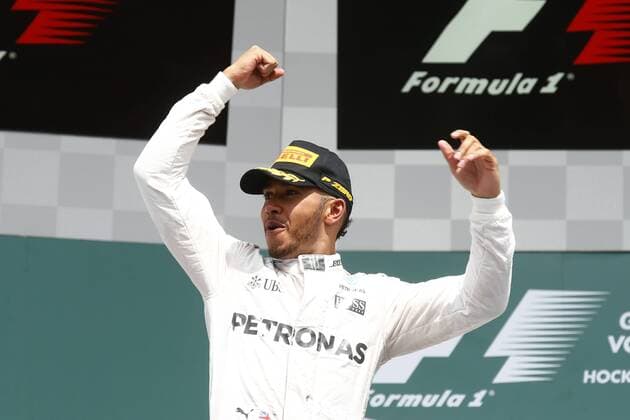 Motorsports: FIA Formula One World Championship WM Weltmeisterschaft 2016, Grand Prix of Germany, 44 Lewis Hamilton (GBR, Mercedes AMG Petronas Formula One Team), xHOCHxZWEIx