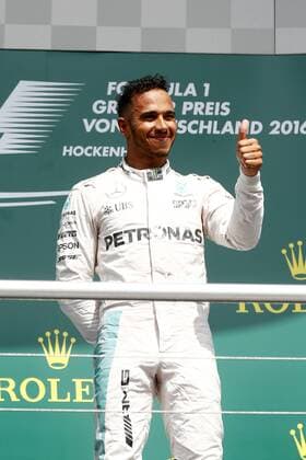 Motorsports: FIA Formula One World Championship WM Weltmeisterschaft 2016, Grand Prix of Germany, 44 Lewis Hamilton (GBR, Mercedes AMG Petronas Formula One Team), xHOCHxZWEIx