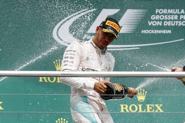 Motorsports: FIA Formula One World Championship WM Weltmeisterschaft 2016, Grand Prix of Germany, 44 Lewis Hamilton (GBR, Mercedes AMG Petronas Formula One Team), xHOCHxZWEIx