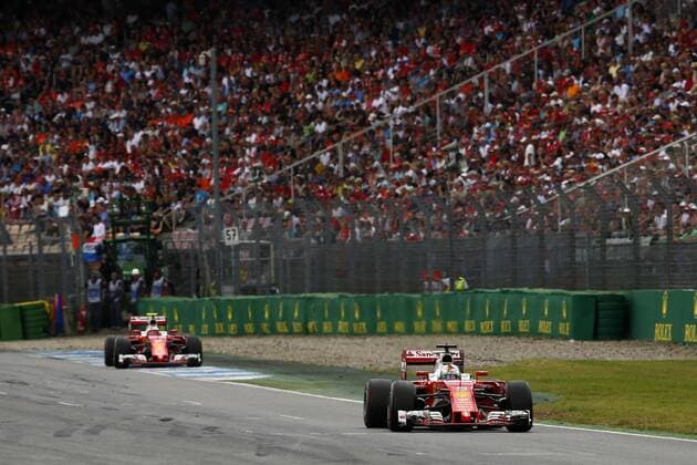 Motorsports: FIA Formula One World Championship WM Weltmeisterschaft 2016, Grand Prix of Germany, 5 Sebastian Vettel (GER, Scuderia Ferrari), xHOCHxZWEIx
