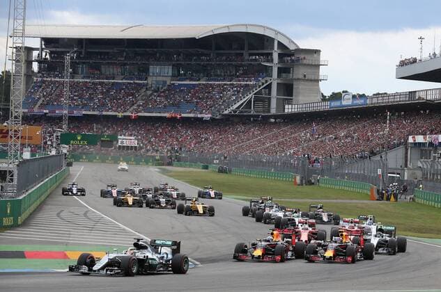 Start, formula 1 GP, Germany in Hockenheim, 31.07.2016 Photo:mspb Lukas Gorys Start, formula 1 GP, Germany