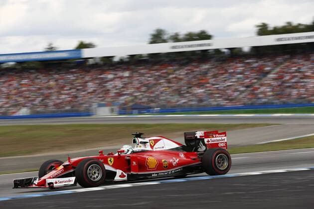 Motorsports: FIA Formula One World Championship WM Weltmeisterschaft 2016, Grand Prix of Germany, 5 Sebastian Vettel (GER, Scuderia Ferrari), xHOCHxZWEIx