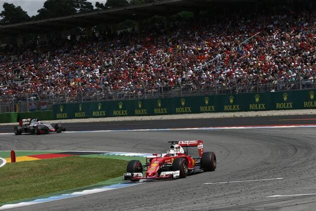 Motorsports: FIA Formula One World Championship WM Weltmeisterschaft 2016, Grand Prix of Germany, 5 Sebastian Vettel (GER, Scuderia Ferrari), xHOCHxZWEIx