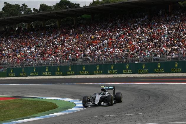 Motorsports: FIA Formula One World Championship WM Weltmeisterschaft 2016, Grand Prix of Germany, 6 Nico Rosberg (GER, Mercedes AMG Petronas Formula One Team), xHOCHxZWEIx