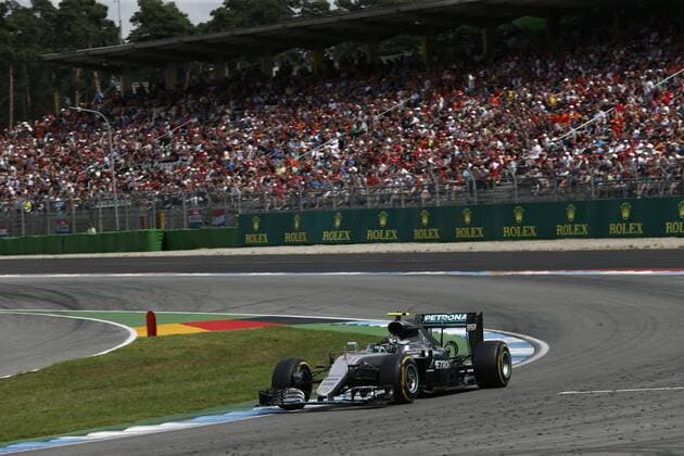 Motorsports: FIA Formula One World Championship WM Weltmeisterschaft 2016, Grand Prix of Germany, 6 Nico Rosberg (GER, Mercedes AMG Petronas Formula One Team), xHOCHxZWEIx