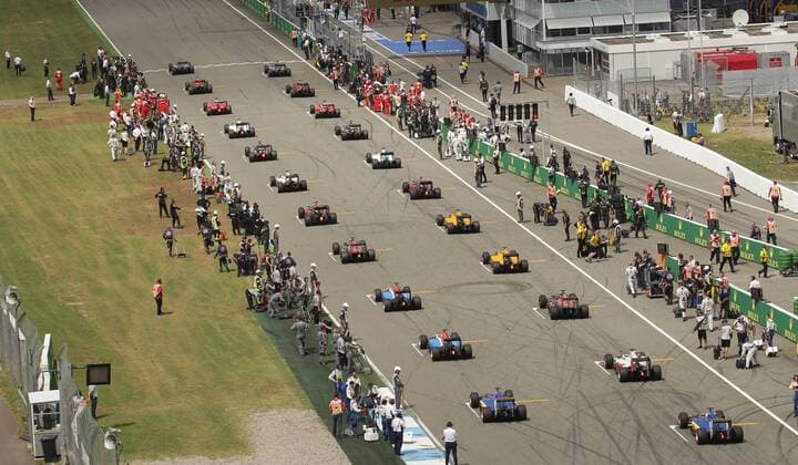 Grid, Motodrom, formula 1 GP, Germany in Hockenheim, 31.07.2016 Photo:mspb Jerry Andre Start, Grid, Motodrom, formula 1 GP, Germany
