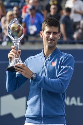 July 31, 2016 - Novak Djokovic wins Rogers Cup of Tennis, defeating Kei Nishikori in the finals in Toronto Aviva Centre. 6-3, 7-5. Tennis 2016 Rogers Cup Man s final july31 - ZUMAd114