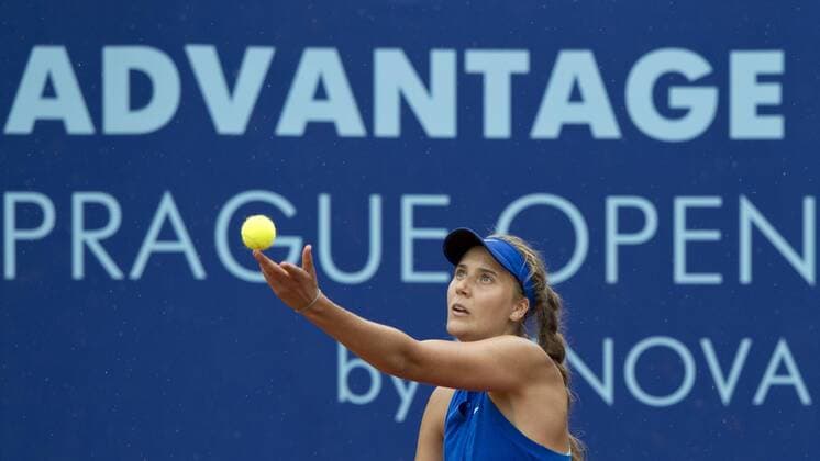 German Antonia Lottner plays against Carina Witthoeft during the women s ITF final of Advantage Cars Prague Open 2016 tennis tournament in Prague, Czech Republic, July 31, 2016. (CTKxPhoto MichalxKamaryt) CTKPhotoP201607310232101  kmt 8