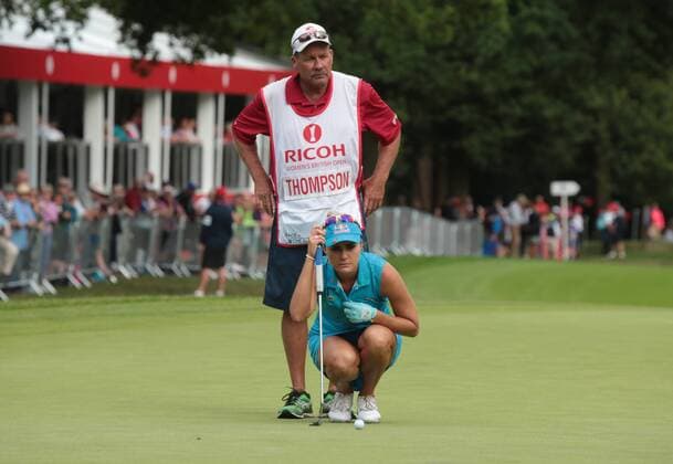 July 31, 2016 - Woburn, United Kingdom - USA s Lexi Thompson USA s Stacy Lewis.during The Ricoh Women s British Open played at Woburn Golf and Country Club, Woburn on July 31st 2016. Ricoh Women s British Open 2016 Day Four  - ZUMAn230