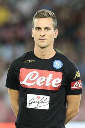 Fußball, Testspiel SSC Neapel Arkadiusz Milik Napoli Friendly for the 90th anniversary of Naples and the occasion for the presentation of the team from 2016 to 2017 season Football Fußball, Testspiel, SSC Neapel - OGC Nizza cesarexpurini