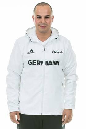 02.08.2016, xfux, Fussball, Deutschland DFB Olympiateam Fototermin, emspor emonline, v.l. Rafik El Atiaoui Neu-Isenburg