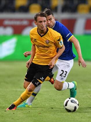 Marc Wachs (Dresden), SG Dynamo Dresden gegen Everton FC (England), Bundeswehr Karrierecup 2016 in Dresden, Dresden-Cup, Dresden, Cup, LaLiga World, Fußball, Fussball, DDV-Stadion Dresden, 29.06.2016,