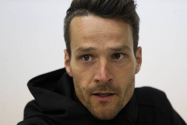 SOCCER - UEFA EL quali, Liberec vs Admira LIBEREC,CZECH REPUBLIC,02.AUG.16 - SOCCER - UEFA Europa League, qualifiers, Slovan Liberec vs FC Admira Wacker Moedling, preview, press conference PK Pressekonferenz Admira. Image shows head coach Oliver Lederer (Admira). GEPAxpictures xPhilippxBrem