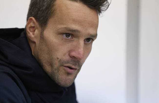 SOCCER - UEFA EL quali, Liberec vs Admira LIBEREC,CZECH REPUBLIC,02.AUG.16 - SOCCER - UEFA Europa League, qualifiers, Slovan Liberec vs FC Admira Wacker Moedling, preview, press conference PK Pressekonferenz Admira. Image shows head coach Oliver Lederer (Admira). GEPAxpictures xPhilippxBrem