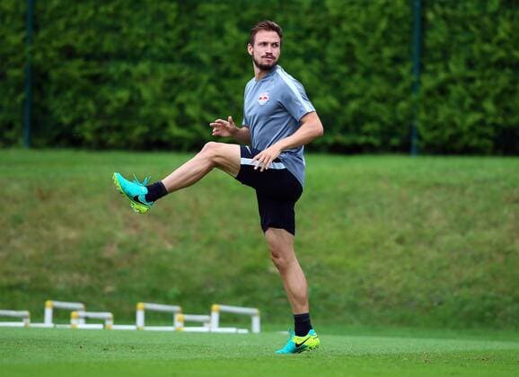 SOCCER - UEFA CL quali, RBS vs Tirana SALZBURG,AUSTRIA,02.AUG.16 - SOCCER - UEFA Champions League, qualifiers, Red Bull Salzburg vs FK Partizani Tirana, preview, final training RBS. Image shows Andreas Ulmer (RBS). GEPAxpictures xFelixxRoittner