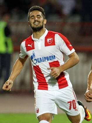 02.08.2016 Belgrade(Serbia) FK Crvena Zvezda(FC Red Star)-PFC Ludogorets 3rd leg champions league qualify men s football Hugo Vieira FK Crvena Zvezda(FC Red Star) : 