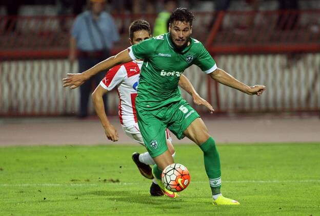 02.08.2016 Belgrade(Serbia) FK Crvena Zvezda(FC Red Star)-PFC Ludogorets 3rd leg champions league qualify men s football Jose Paomino PFC Ludgorets : 
