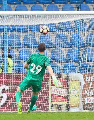 SOCCER - UEFA EL quali, Liberec vs Admira LIBEREC,CZECH REPUBLIC,03.AUG.16 - SOCCER - UEFA Europa League, qualification, Slovan Liberec vs FC Admira Wacker Moedling. Image shows Manuel Kuttin (Admira). GEPAxpictures xPhilippxBrem