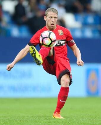 SOCCER - UEFA EL quali, Liberec vs Admira LIBEREC,CZECH REPUBLIC,03.AUG.16 - SOCCER - UEFA Europa League, qualification, Slovan Liberec vs FC Admira Wacker Moedling. Image shows Thomas Ebner (Admira). GEPAxpictures xPhilippxBrem