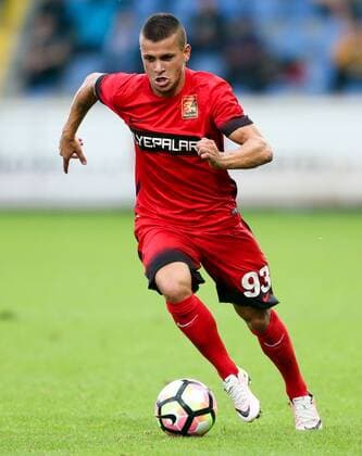 SOCCER - UEFA EL quali, Liberec vs Admira LIBEREC,CZECH REPUBLIC,03.AUG.16 - SOCCER - UEFA Europa League, qualification, Slovan Liberec vs FC Admira Wacker Moedling. Image shows Srdjan Spiridonovic (Admira). GEPAxpictures xPhilippxBrem