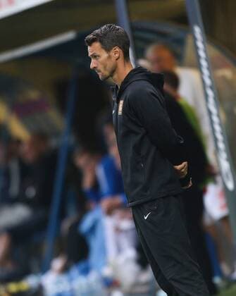 SOCCER - UEFA EL quali, Liberec vs Admira LIBEREC,CZECH REPUBLIC,03.AUG.16 - SOCCER - UEFA Europa League, qualification, Slovan Liberec vs FC Admira Wacker Moedling. Image shows head coach Oliver Lederer (Admira). GEPAxpictures xPhilippxBrem
