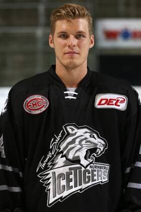 03.08.2016 - Eishockey - Saison 2016 2017 - DEL - Thomas Sabo Icetigers Ice Tigers Nürnberg - Mannschaftsfoto - MaWi - Marcus Weber (24, Thomas Sabo Ice Tigers Nürnberg) Einzelbild
