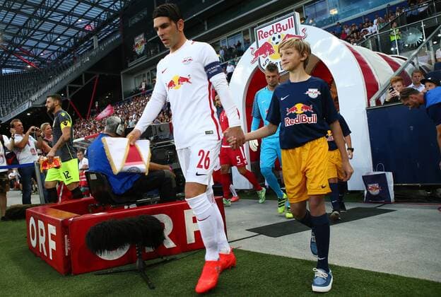 SOCCER - UEFA CL quali, RBS vs Tirana SALZBURG,AUSTRIA,03.AUG.16 - SOCCER - UEFA Champions League, qualification, Red Bull Salzburg vs FK Partizani Tirana. Image shows Jonatan Soriano (RBS). GEPAxpictures xFelixxRoittner