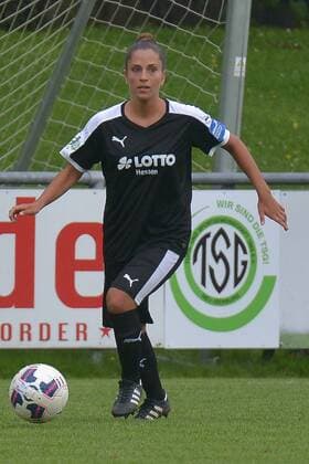 03.08.2016, xtkx, Fussball Testspiel, TSG Neu Isenburg - 1.FFC Frankfurt, emspor v.l. Valeria Perri (FFC Frankfurt) , Neu Isenburg