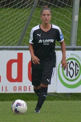 03.08.2016, xtkx, Fussball Testspiel, TSG Neu Isenburg - 1.FFC Frankfurt, emspor v.l. Valeria Perri (FFC Frankfurt) , Neu Isenburg