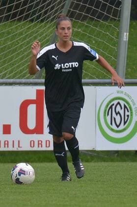 03.08.2016, xtkx, Fussball Testspiel, TSG Neu Isenburg - 1.FFC Frankfurt, emspor v.l. Valeria Perri (FFC Frankfurt) , Neu Isenburg
